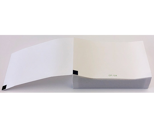 ちばら モニター用記録紙 幅50mm×長20m/折75mm（折り畳み型） 10冊入 CP-124 1箱（ご注文単位1箱）【直送品】