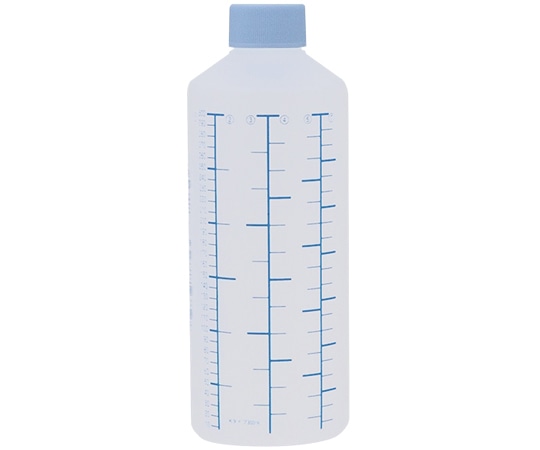 金鵄製作所 K投薬瓶 300mL ノーマルキャップ(スカイブルー:水) 青色目盛 50本入 20240-025 1箱(ご注文単位1箱)【直送品】