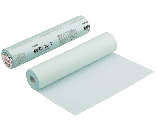 オオサキメディカル オオサキ検診用ロールシーツ 3730 グリーン 120回分  1巻（ご注文単位1巻）【直送品】