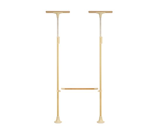 DIPPERホクメイ ベスポジBPZ Tベース ロング H型 木手すり 取り外し900 セット BPZ-H2300-71 1個(ご注文単位1個)【直送品】