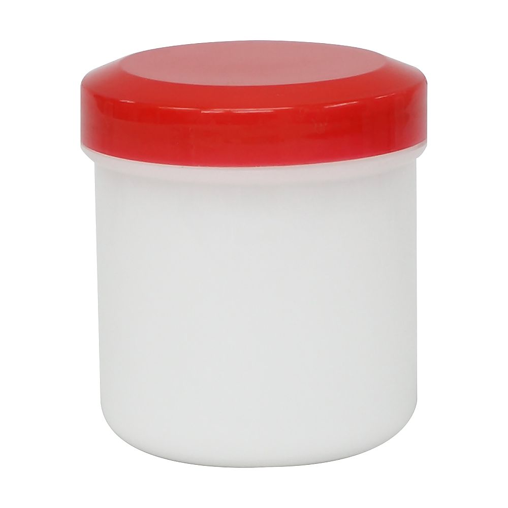 金鵄製作所 軟膏壷(軟膏容器・定量タイプ)50mL 赤 90個 10050-802 1箱(ご注文単位1箱)【直送品】