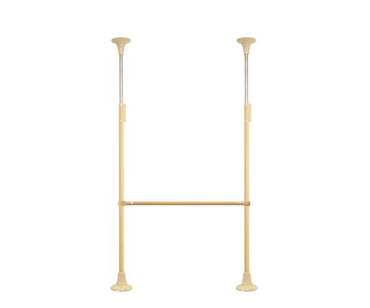 DIPPERホクメイ ベスポジBPZ 丸ベース レギュラー耐水 H型 伸縮 固定1200-1500 セット BPZ-H2700-12 1個（ご注文単位1個）【直送品】