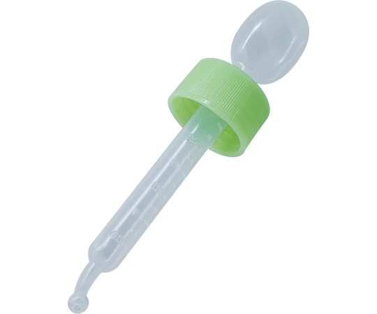 金鵄製作所 【キンシ製投薬瓶用】60mL用スポイト付キャップ(ライトグリーン:竹)<瓶本体は付属しません> 1袋(100本入) 22430-016 1袋(ご注文単位1袋)【直送品】