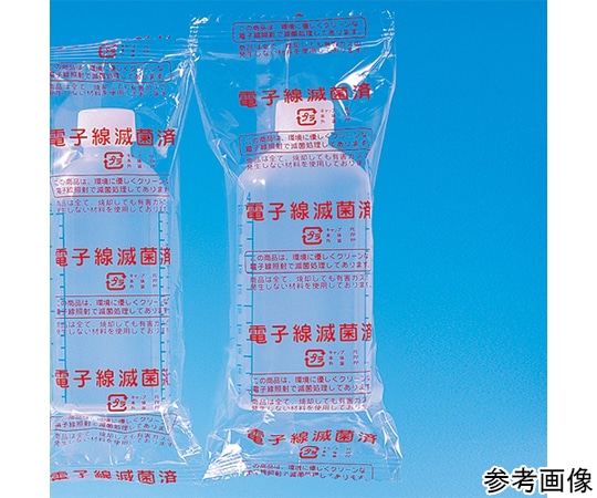 シンリョウ 滅菌済 プリント目盛瓶 青目盛 500mL 40本入 117080 1箱(ご注文単位1箱)【直送品】