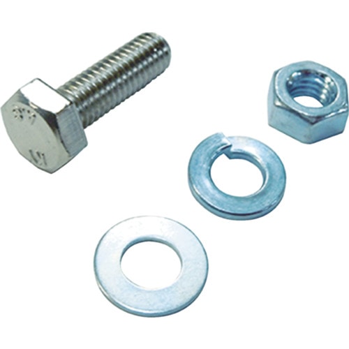 トラスコ中山 ダイドーハント 6角ボルト ニッケル M6×20mm (2組入)(ご注文単位1袋)【直送品】