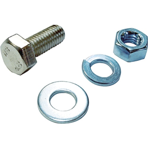 トラスコ中山 ダイドーハント 6角ボルト ニッケル M8×20mm (2組入)(ご注文単位1袋)【直送品】