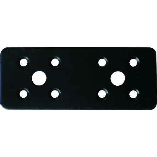 トラスコ中山 ダイドーハント マルチ金物 プレート ブラック 2.3×40×100(ご注文単位1個)【直送品】