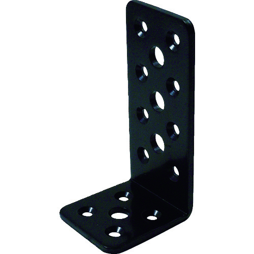 トラスコ中山 ダイドーハント マルチ金物 L型不等辺 ブラック 3.2×40×90×45(ご注文単位1個)【直送品】