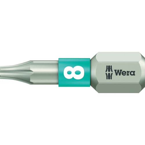 トラスコ中山 Wera 3867/1 ステンレストーションビット トルクス8X25(ご注文単位1本)【直送品】