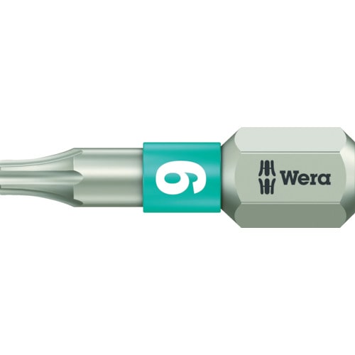 トラスコ中山 Wera 3867/1 ステンレストーションビット トルクス9X25(ご注文単位1本)【直送品】