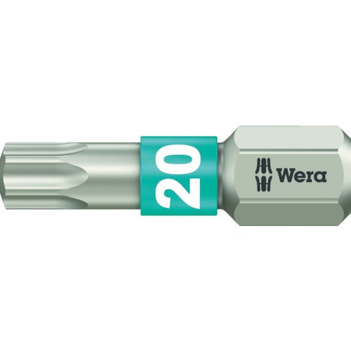 トラスコ中山 Wera 3867/1 ステンレストーションビット トルクス20X25(ご注文単位1本)【直送品】