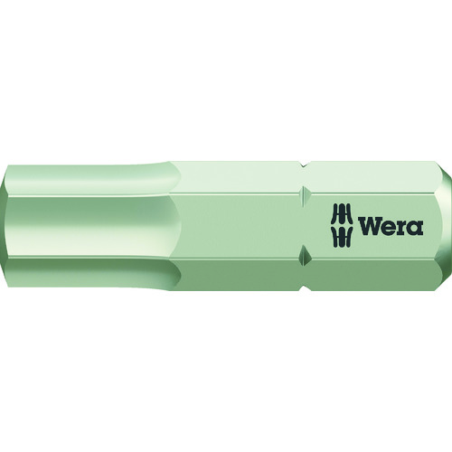 トラスコ中山 Wera 3840/1 ステンレストーションビット ヘキサゴン6.0X25(ご注文単位1本)【直送品】