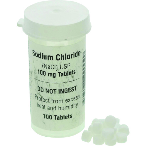 トラスコ中山 SIBATA 塩タブレット 100入 粒子発生器用(ご注文単位1箱)【直送品】