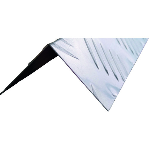 トラスコ中山 光モール アルミアングル縞目柄 AL50×50 1000mm(ご注文単位1個)【直送品】