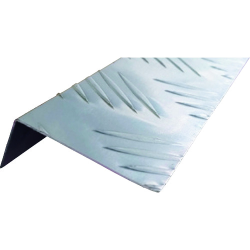 トラスコ中山 光モール アルミアングル縞目柄 AL20×50 1000mm(ご注文単位1個)【直送品】