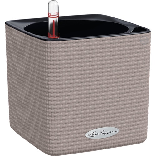 トラスコ中山 レチューザ 底面給水プランター キューブカラー14 サンド(ご注文単位1個)【直送品】