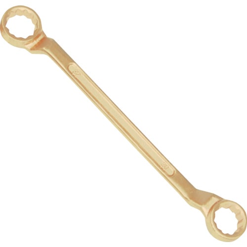 トラスコ中山 TAURUS 防爆両口メガネレンチ(60度) 二面幅寸法(mm):17×19(ご注文単位1個)【直送品】