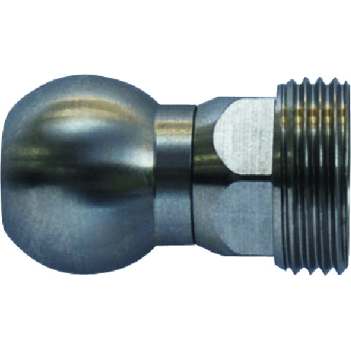 トラスコ中山 ヒルトライン ステンレス製クーラントホース(1/4ホースシステム)用ボールコネクター(Wenk用)(ご注文単位1個)【直送品】