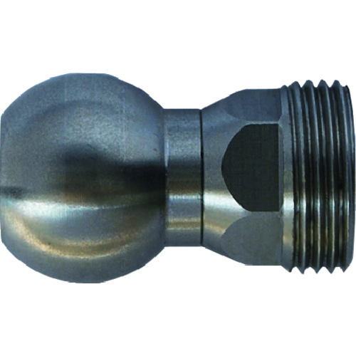 トラスコ中山 ヒルトライン ステンレス製クーラントホース(1/4ホースシステム)用ボールコネクター(オオクマ用)(ご注文単位1個)【直送品】