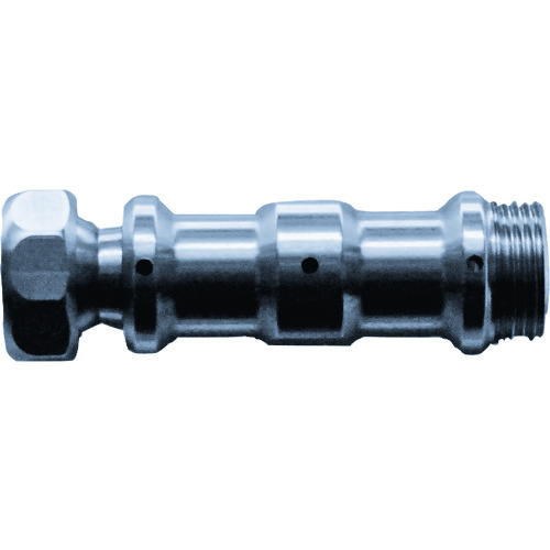 トラスコ中山 ヒルトライン ステンレス製クーラントホース(1/4ホースシステム)用サイドノズル 51L×Φ1.6×穴数3(ご注文単位1個)【直送品】