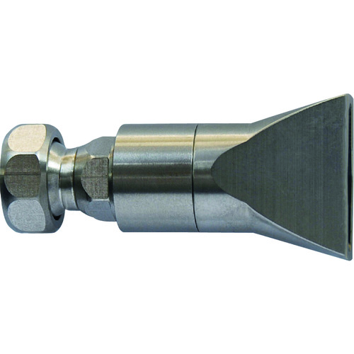 トラスコ中山 ヒルトライン ステンレス製クーラントホース(1/4ホースシステム)用フレアノズル ワイドジェット 幅20×厚み4.0(ご注文単位1個)【直送品】