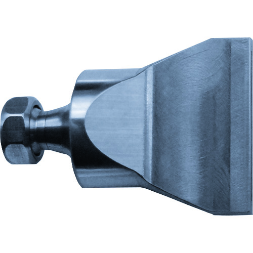 トラスコ中山 ヒルトライン ステンレス製クーラントホース(1/4ホースシステム)用フレアノズル ストレートジェット 幅35×厚み2.2(ご注文単位1個)【直送品】