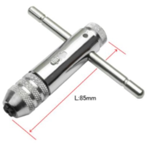 トラスコ中山 アストロプロダクツ ラチェットタップハンドル M3‐M8(ご注文単位1個)【直送品】