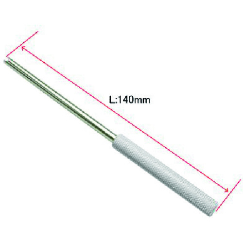 トラスコ中山 アストロプロダクツ 車輌整備用工具(タイヤ・ブレーキ関連) タイヤバルブツール 全長140mm(ご注文単位1個)【直送品】