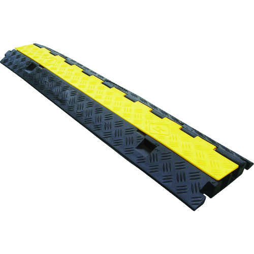 トラスコ中山 緑十字 ケーブルプロテクター 2系統タイプ/本体 ケーブルガード2B 250×1000×45mm(ご注文単位1個)【直送品】
