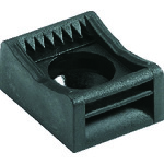 トラスコ中山 HEBOTEC フックアンドループバンド10mm幅 ベース固定具 ケーブル径4-20mm M4ねじ止め 10個入り(ご注文単位1袋)【直送品】