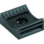 トラスコ中山 HEBOTEC フックアンドループバンド20mm幅 ベース固定具 ケーブル径8-35mm M4・M5ねじ止め 10個入り(ご注文単位1袋)【直送品】