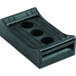 トラスコ中山 HEBOTEC フックアンドループバンド30mm幅 ベース固定具 ケーブル径20-100mm M6ねじ止め 10個入り(ご注文単位1袋)【直送品】