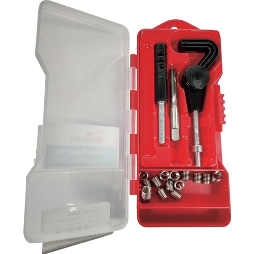 トラスコ中山 リコイル インサートねじ用リコイルキット(パイロットタップ付) 適用ボルトねじ:M8×1.25 下穴径:8.30mm(ご注文単位1セット)【直送品】