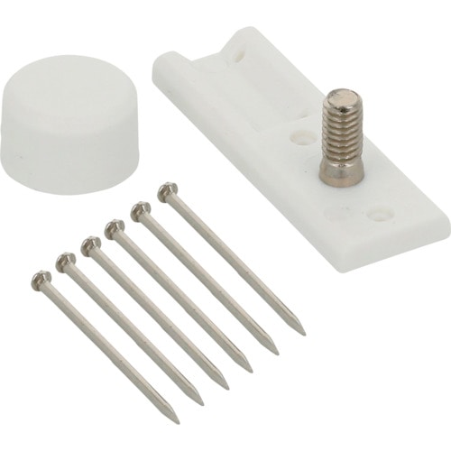 トラスコ中山 YAHATA 金具用石こうピンLONG白 M3×10【2個入り】(ご注文単位1パック)【直送品】