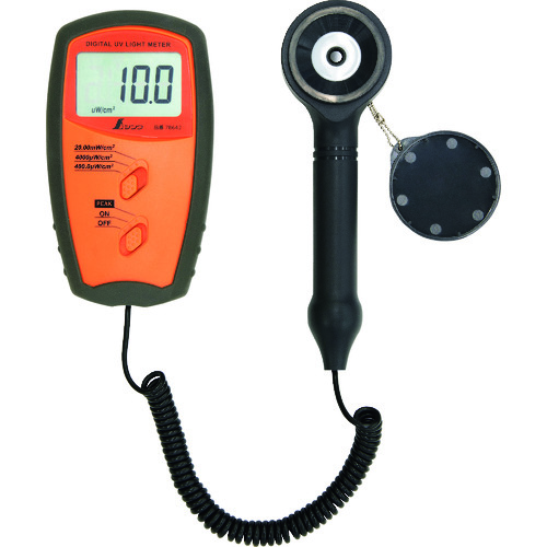 トラスコ中山 シンワ デジタル紫外線強度計 セパレート式(ご注文単位1個)【直送品】