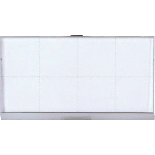 トラスコ中山 ユニット U型名札(中紙入)ワニピン付 5個1組・アクリル・25X50(ご注文単位1組)【直送品】