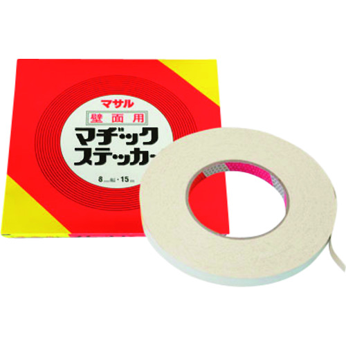 トラスコ中山 マサル マヂックステッカ-(壁面用) 8mmx15m(ご注文単位1巻)【直送品】