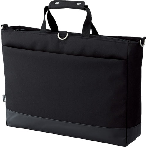 トラスコ中山 リヒト キャリングバッグ(ヨコ型Lサイズ) ブラック(ご注文単位1個)【直送品】