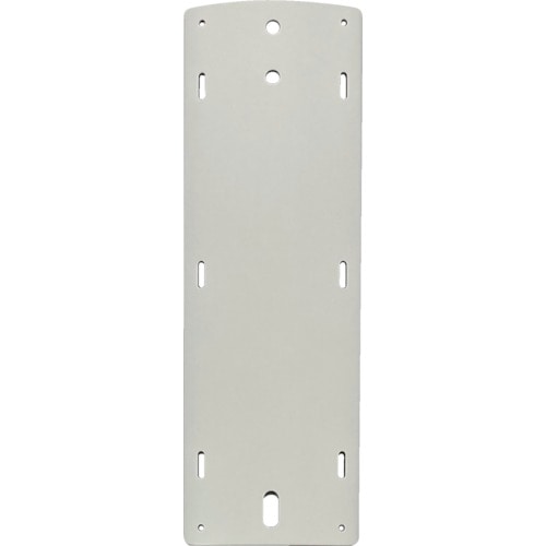 トラスコ中山 IM 電柱番号札 縦型 白地無地(ご注文単位1枚)【直送品】