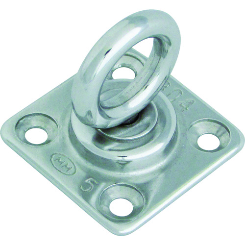 トラスコ中山 水本 ステンレス 回転アイプレート 35mm×35mm(ご注文単位1個)【直送品】