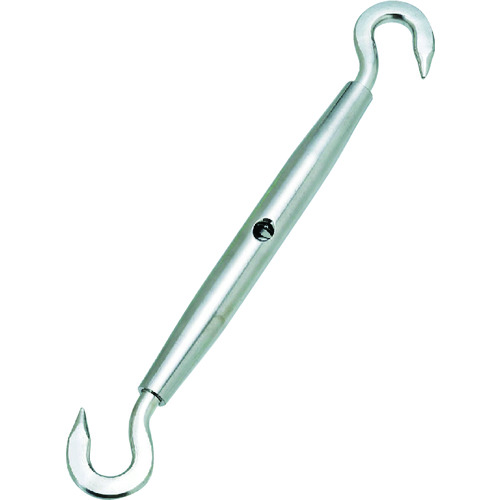 トラスコ中山 水本 ステンレス パイプターンバックルフック(フック&フック) 捻子径2分5厘(ご注文単位1個)【直送品】