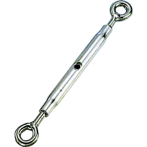 トラスコ中山 水本 ステンレス パイプターンバックル(アイ&アイ) 捻子径2分5厘 使用荷重2.94kN(ご注文単位1個)【直送品】