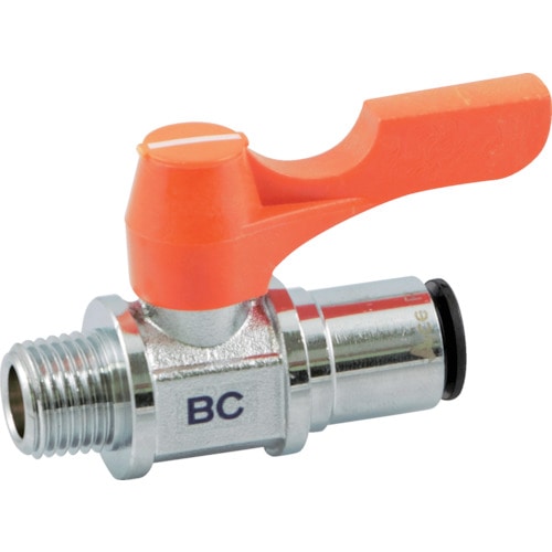 トラスコ中山 ASOH エースボール チューブジョイント型 PT1/8XΦ8(ご注文単位1個)【直送品】