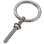 トラスコ中山 水本 アイボルト ステンレス 丸カンボルト (ミリネジ) 捻子径M-6(ご注文単位1個)【直送品】