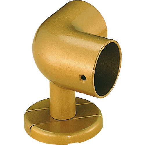 トラスコ中山 SHIROKUMA 手すり用接続金具 C形ブラケットコーナー 35φ AG(ご注文単位1個)【直送品】