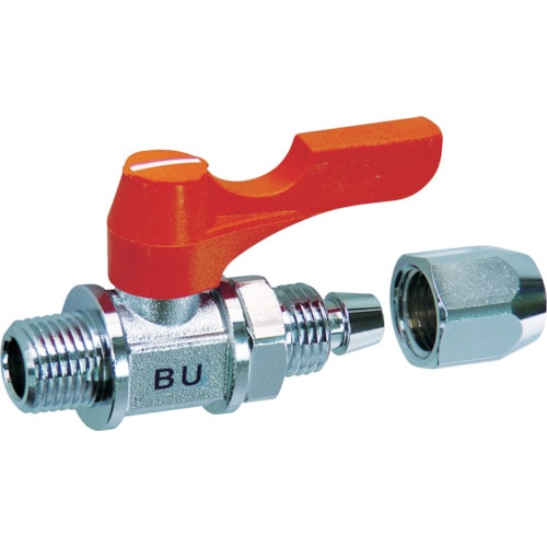 トラスコ中山 ASOH エースボール ウレタンホース用 PT1/4XΦ6.5(ご注文単位1個)【直送品】