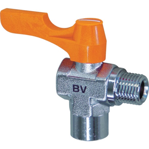 トラスコ中山 ASOH ボールバルブ エースボール 内×外ネジ型 PT1/8×PF1/8(ご注文単位1個)【直送品】