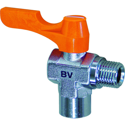 トラスコ中山 ASOH ボールバルブ エースボール 内×外ネジ型 PT1/4×PF1/4(ご注文単位1個)【直送品】