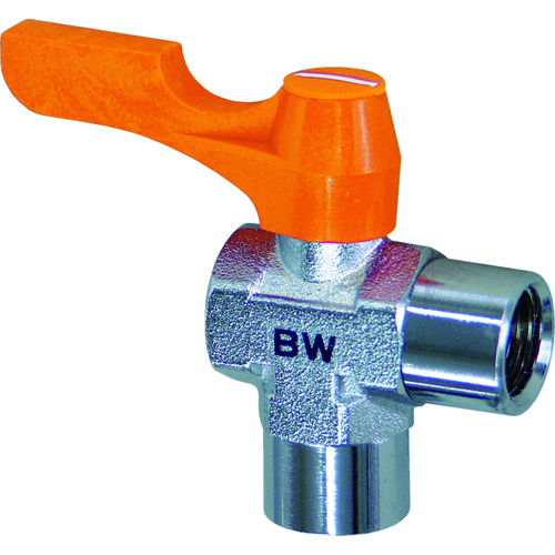 トラスコ中山 ASOH ボールバルブ エースボール 内×内ネジ型 PT1/4×PF1/4(ご注文単位1個)【直送品】