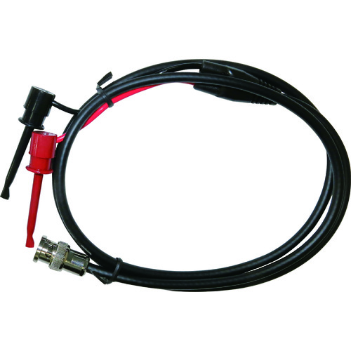 トラスコ中山 テイシン 電機 同軸テストリード1m ICクリップL(金メッキ)⇔BNCプラグ(ご注文単位1本)【直送品】